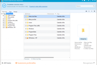 Recupero dati persi. La proposta di EaseUS  