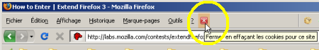 Rimuovere tracce di una determinata navigazione con Firefox  