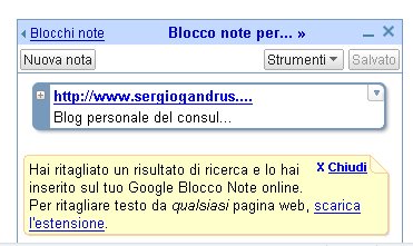 Quanti usano Google Notebook?  