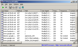 Intercettare pacchetti HTTP con HTTPNetworkSniffer  