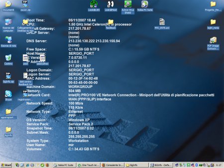 Software: avere le informazioni di sistema come sfondo del desktop  