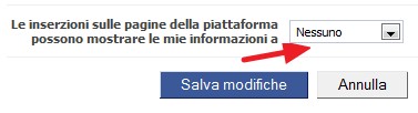 Come NON comparire nelle inserzioni di Facebook  