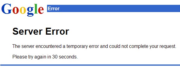 502 Server Error: Gmail non raggiungibile  