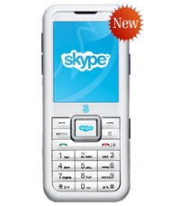 Cellulari: 3 commercializza Skypephone, il videofonino UMTS con accesso al mondo Skype  