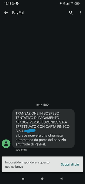 Truffe: la falsa chiamata da PayPal  