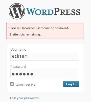 Proteggere WordPress da attacchi di tipo 'brute force'  